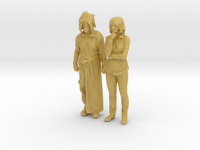 Printle CV Couple 665 - 1/87 - wob in Tan Fine Detail Plastic