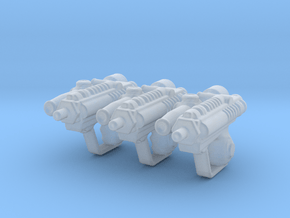 Biker Scout Blaster EC-17 Set of 3 in Clear Ultra Fine Detail Plastic