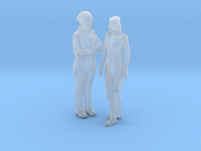 Printle C Couple 679 - 1/87 - wob in Clear Ultra Fine Detail Plastic