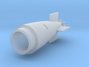 Mk46/54 Torpedo Aft Body inc Propeller in Clear Ultra Fine Detail Plastic