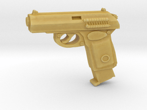 Makarov Pistol Long Clip in Tan Fine Detail Plastic