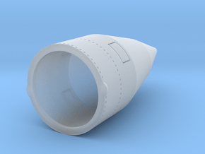 Minutemen III Nose Cone in Clear Ultra Fine Detail Plastic