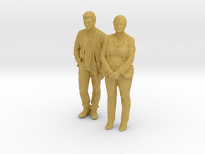 Printle C Couple 721 - 1/87 - wob in Tan Fine Detail Plastic