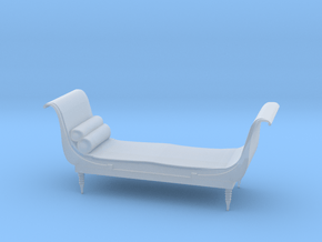 1:24 Madame Recamier Chaise in Clear Ultra Fine Detail Plastic