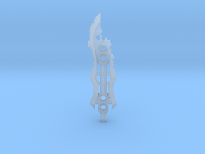 Broken Glatorian Battle Sword for Bionicle in Clear Ultra Fine Detail Plastic