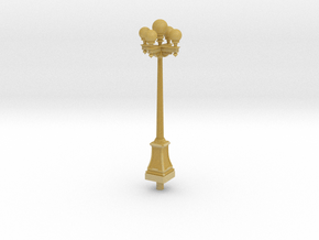 Streetlight, Llewellyn 5 globe 'Greek Key' 4" tall in Tan Fine Detail Plastic