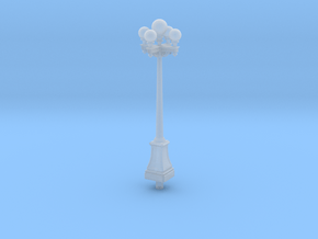 Streetlight, Llewellyn 5 globe 'Greek Key' 4" tall in Clear Ultra Fine Detail Plastic
