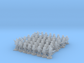 Pill Bot Infantry in Clear Ultra Fine Detail Plastic