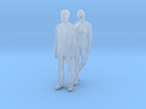 Printle CN Couple 782 - 1/87 - wob in Clear Ultra Fine Detail Plastic