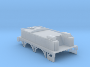 GWR Broad Gauge Tender 3000 gallon 4mm scale in Clear Ultra Fine Detail Plastic