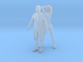 Printle CN Couple 806 - 1/87 - wob in Clear Ultra Fine Detail Plastic