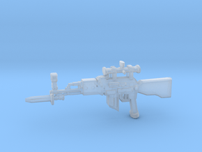 Sniper Rifle AK47 v3 in Tan Fine Detail Plastic