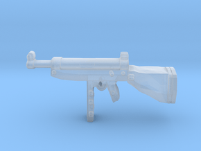 M2 smg in Clear Ultra Fine Detail Plastic
