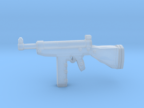 M2 smg in Clear Ultra Fine Detail Plastic