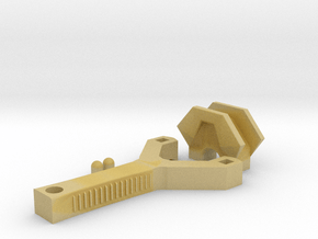 Compact Modular Slingbow/Slingshot in Tan Fine Detail Plastic