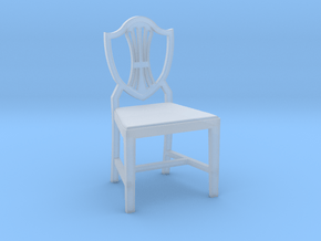 1:25 Shield Back Chair in Clear Ultra Fine Detail Plastic