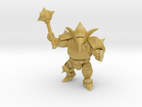 Armoured Goblin with Mace in Tan Fine Detail Plastic