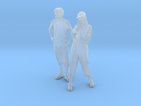 Printle C Couple 860 - 1/87 - wob in Clear Ultra Fine Detail Plastic