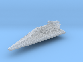 5" Compellor Star Destroyer in Clear Ultra Fine Detail Plastic