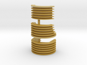 heat sink grill - full bottom ring (ANH) in Tan Fine Detail Plastic