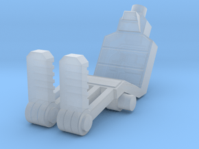 Marine Heavy Weapons Seat in Clear Ultra Fine Detail Plastic