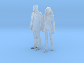 Printle CN Couple 954 - 1/87 - wob in Clear Ultra Fine Detail Plastic