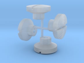 weaver screw cap GK (ANH) in Clear Ultra Fine Detail Plastic