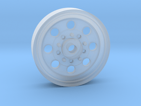 Front Drag Wheel for AMC Gremlin in Clear Ultra Fine Detail Plastic
