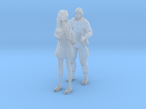 Printle HV Couple 995 - 1/87 - wob in Clear Ultra Fine Detail Plastic