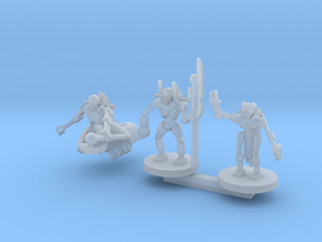 Deathbot Command Squad in Clear Ultra Fine Detail Plastic