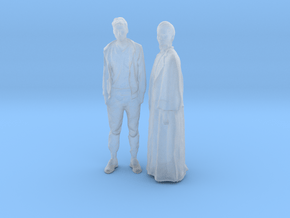 Printle C Couple 1017 - 1/87 - wob in Clear Ultra Fine Detail Plastic