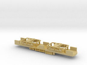 CNSM 606 line car underframe N Scale in Tan Fine Detail Plastic