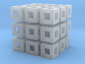 CubeX2 in Clear Ultra Fine Detail Plastic