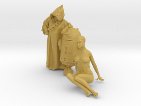 Printle VN Couple 1049 - 1/87 - wob in Tan Fine Detail Plastic