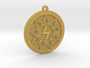Nine ultimate star amulet in Tan Fine Detail Plastic