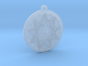 Nine ultimate star amulet in Clear Ultra Fine Detail Plastic