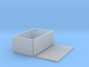 Durable Sliding Lid Deckbox for M:TG, Pokemon, TCG in Clear Ultra Fine Detail Plastic