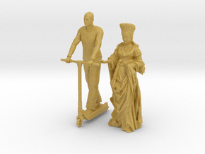 Printle C Couple 1116 - 1/87 - wob in Tan Fine Detail Plastic