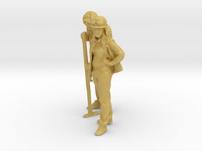 Printle C Couple 1119 - 1/87 - wob in Tan Fine Detail Plastic