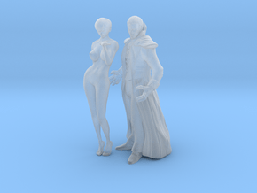 Printle NV Couple 1161 - 1/87 - wob in Clear Ultra Fine Detail Plastic