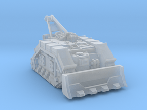Krieg Recovery Tank 2 with Dozer Blade in Clear Ultra Fine Detail Plastic