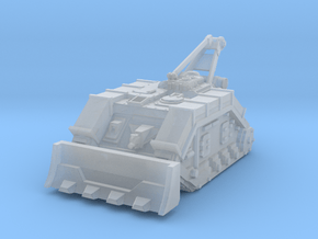 Krieg Recovery Tank Alpha Pattern with Dozer Blade in Clear Ultra Fine Detail Plastic