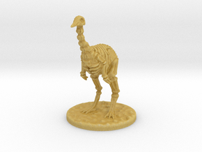 The Skeletal Ostrich in Tan Fine Detail Plastic