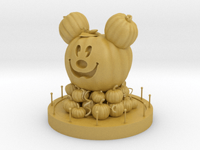 Mickey Pumpkin in Tan Fine Detail Plastic
