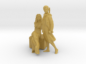 Printle C Couple 1356 - 1/87 - wob in Tan Fine Detail Plastic