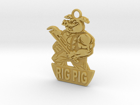 rig pig hole in Tan Fine Detail Plastic