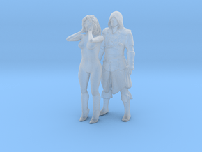 Printle NV Couple 1364 - 1/87 - wob in Clear Ultra Fine Detail Plastic