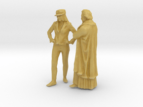 Printle CH Couple 1400 - 1/87 - wob in Tan Fine Detail Plastic