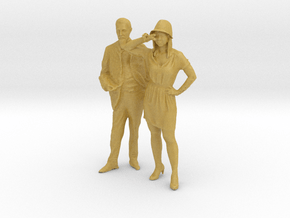 Printle C Couple 1420 - 1/87 - wob in Tan Fine Detail Plastic