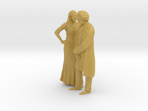 Printle C Couple 1428 - 1/87 - wob in Tan Fine Detail Plastic